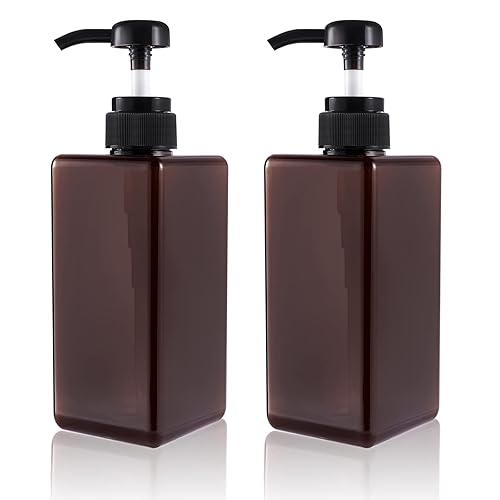 22Oz  650Ml Empty Plastic Pump Bottles, Refillable Lotion Soap Dispenser Liquid Container For Kitchen Or Bathroom Soaps Shampoo